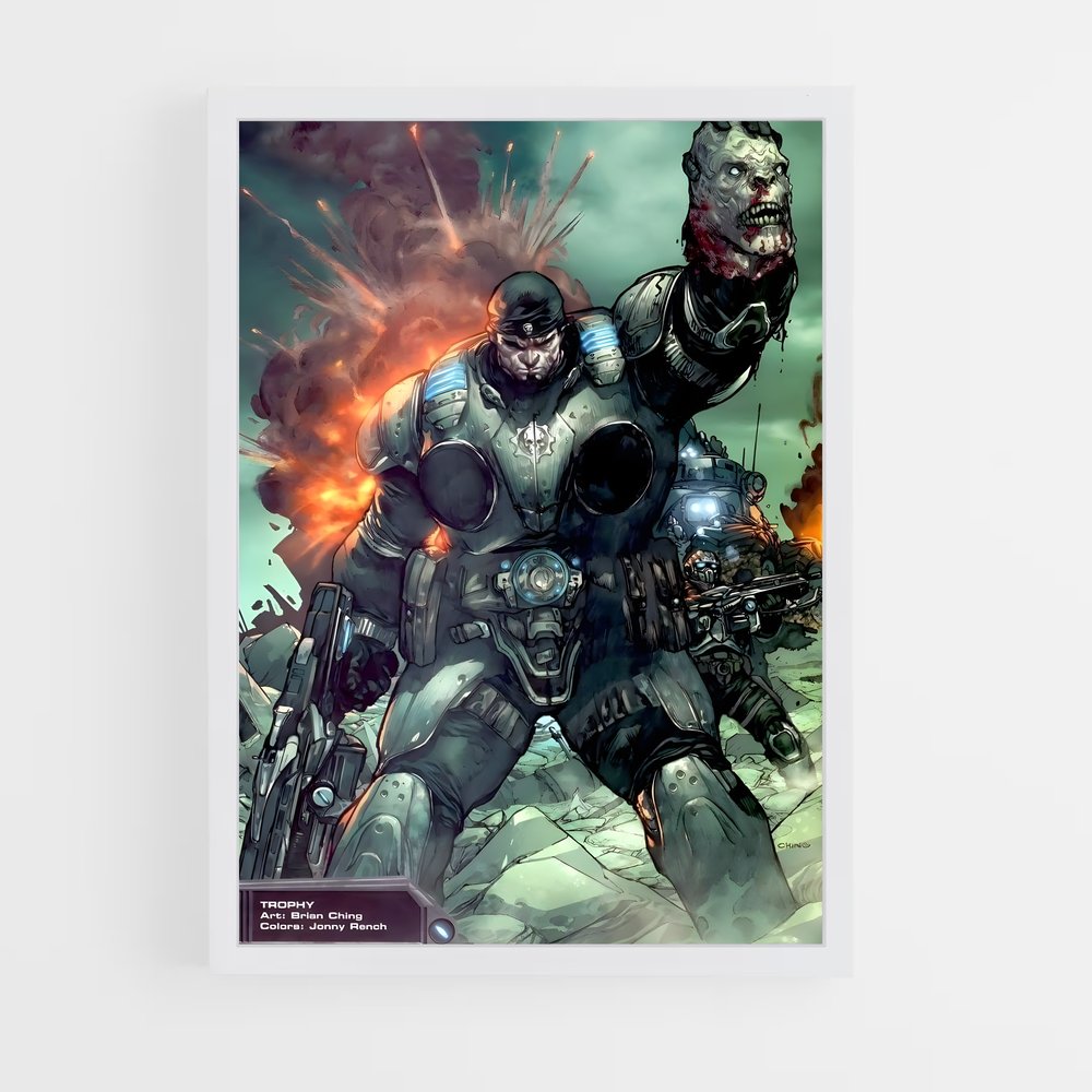 Poster Gears of Valor – affiche Gears of war (vue 3)